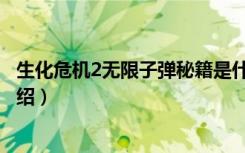 生化危机2无限子弹秘籍是什么（生化危机2无限子弹秘籍介绍）