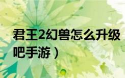 君王2幻兽怎么升级（君王2幻兽升级攻略 快吧手游）