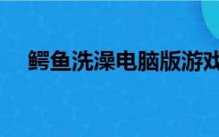 鳄鱼洗澡电脑版游戏（鳄鱼洗澡电脑版）