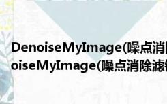 DenoiseMyImage(噪点消除滤镜插件) V3.0 特别版（DenoiseMyImage(噪点消除滤镜插件) V3.0 特别版功能简介）