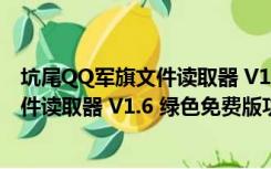 坑尾QQ军旗文件读取器 V1.6 绿色免费版（坑尾QQ军旗文件读取器 V1.6 绿色免费版功能简介）