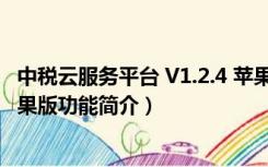 中税云服务平台 V1.2.4 苹果版（中税云服务平台 V1.2.4 苹果版功能简介）