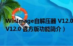 WinImage自解压器 V12.0 官方版（WinImage自解压器 V12.0 官方版功能简介）