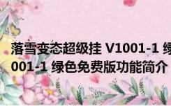 落雪变态超级挂 V1001-1 绿色免费版（落雪变态超级挂 V1001-1 绿色免费版功能简介）