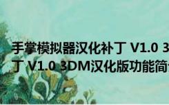 手掌模拟器汉化补丁 V1.0 3DM汉化版（手掌模拟器汉化补丁 V1.0 3DM汉化版功能简介）