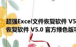 超强Excel文件恢复软件 V5.0 官方绿色版（超强Excel文件恢复软件 V5.0 官方绿色版功能简介）