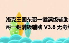 洛克王国东哥一键满级辅助 V3.8 无毒绿色版（洛克王国东哥一键满级辅助 V3.8 无毒绿色版功能简介）