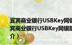 宜宾商业银行USBKey网银助手 V1.4.16.0122 绿色版（宜宾商业银行USBKey网银助手 V1.4.16.0122 绿色版功能简介）