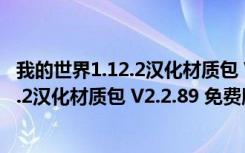 我的世界1.12.2汉化材质包 V2.2.89 免费版（我的世界1.12.2汉化材质包 V2.2.89 免费版功能简介）