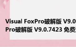 Visual FoxPro破解版 V9.0.7423 免费汉化版（Visual FoxPro破解版 V9.0.7423 免费汉化版功能简介）