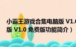 小霸王游戏合集电脑版 V1.0 免费版（小霸王游戏合集电脑版 V1.0 免费版功能简介）