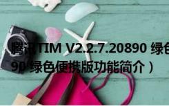 腾讯TIM V2.2.7.20890 绿色便携版（腾讯TIM V2.2.7.20890 绿色便携版功能简介）