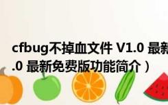 cfbug不掉血文件 V1.0 最新免费版（cfbug不掉血文件 V1.0 最新免费版功能简介）