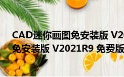 CAD迷你画图免安装版 V2021R9 免费版（CAD迷你画图免安装版 V2021R9 免费版功能简介）