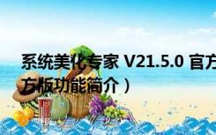 系统美化专家 V21.5.0 官方版（系统美化专家 V21.5.0 官方版功能简介）